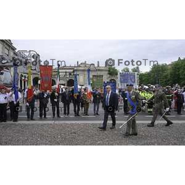 Bergamo festa della Repubblica – 80 anni piazza Vittorio Veneto Prefettura di Bergamo. 2 Giugno 2026 cronaca Bergamo Italia Foto Tiziano Manzoni Lapresse
