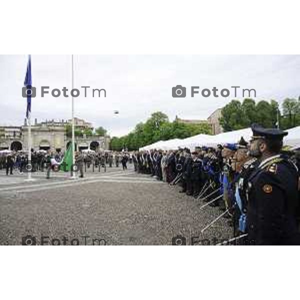 Bergamo festa della Repubblica – 80 anni piazza Vittorio Veneto Prefettura di Bergamo. 2 Giugno 2026 cronaca Bergamo Italia Foto Tiziano Manzoni Lapresse