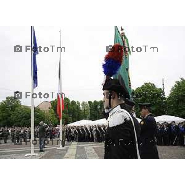 Bergamo festa della Repubblica – 80 anni piazza Vittorio Veneto Prefettura di Bergamo. 2 Giugno 2026 cronaca Bergamo Italia Foto Tiziano Manzoni Lapresse