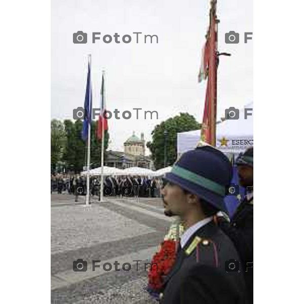 Bergamo festa della Repubblica – 80 anni piazza Vittorio Veneto Prefettura di Bergamo. 2 Giugno 2026 cronaca Bergamo Italia Foto Tiziano Manzoni Lapresse