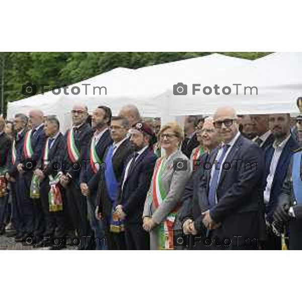 Bergamo festa della Repubblica – 80 anni piazza Vittorio Veneto Prefettura di Bergamo. 2 Giugno 2026 cronaca Bergamo Italia Foto Tiziano Manzoni Lapresse