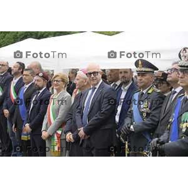 Bergamo festa della Repubblica – 80 anni piazza Vittorio Veneto Prefettura di Bergamo. 2 Giugno 2026 cronaca Bergamo Italia Foto Tiziano Manzoni Lapresse