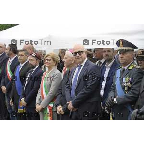 Bergamo festa della Repubblica – 80 anni piazza Vittorio Veneto Prefettura di Bergamo. 2 Giugno 2026 cronaca Bergamo Italia Foto Tiziano Manzoni Lapresse