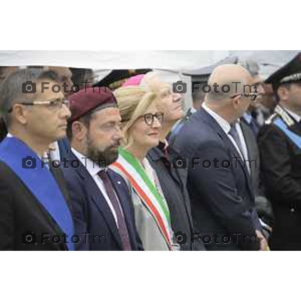 Bergamo festa della Repubblica – 80 anni piazza Vittorio Veneto Prefettura di Bergamo. 2 Giugno 2026 cronaca Bergamo Italia Foto Tiziano Manzoni Lapresse