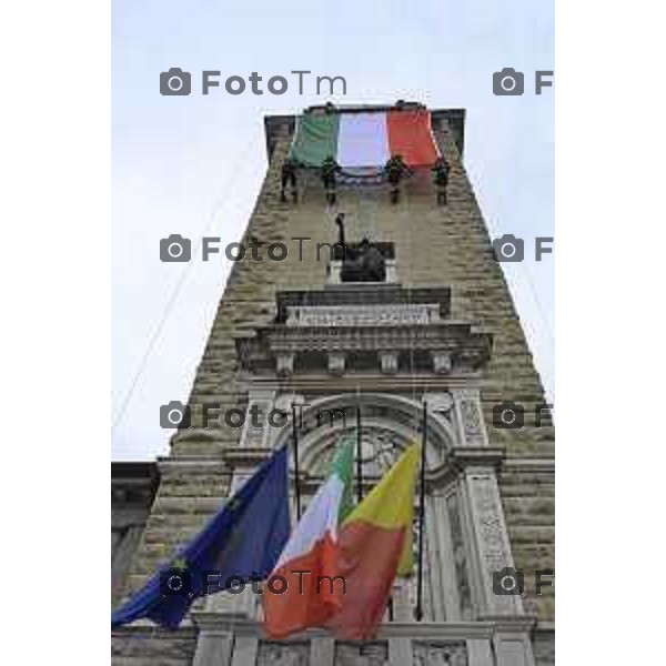 Bergamo festa della Repubblica – 80 anni piazza Vittorio Veneto Prefettura di Bergamo. 2 Giugno 2026 cronaca Bergamo Italia Foto Tiziano Manzoni Lapresse