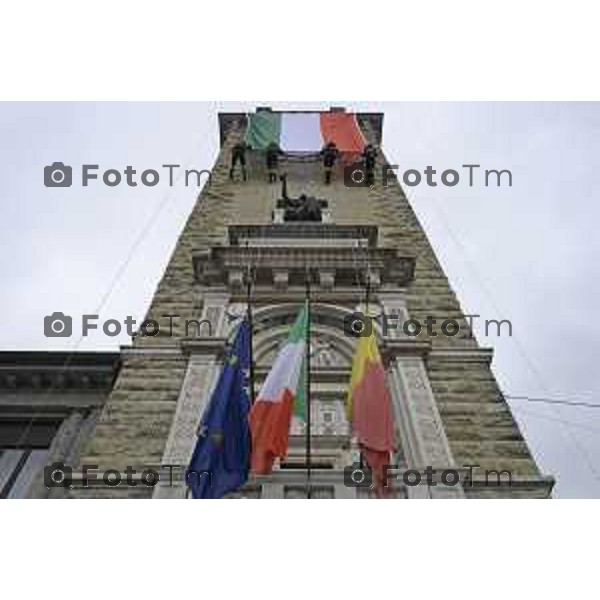 Bergamo festa della Repubblica – 80 anni piazza Vittorio Veneto Prefettura di Bergamo. 2 Giugno 2026 cronaca Bergamo Italia Foto Tiziano Manzoni Lapresse