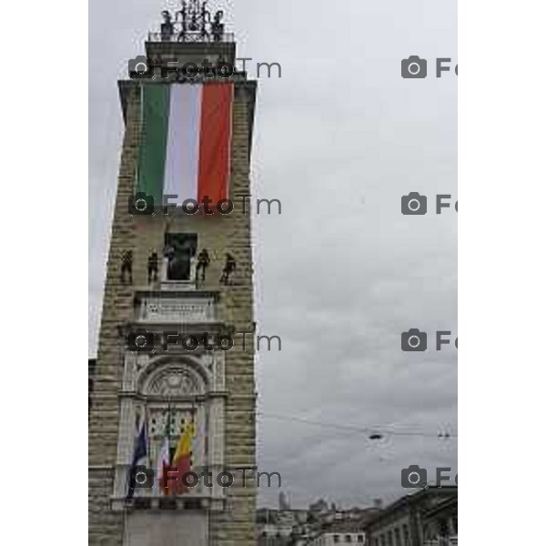 Bergamo festa della Repubblica – 80 anni piazza Vittorio Veneto Prefettura di Bergamo. 2 Giugno 2026 cronaca Bergamo Italia Foto Tiziano Manzoni Lapresse