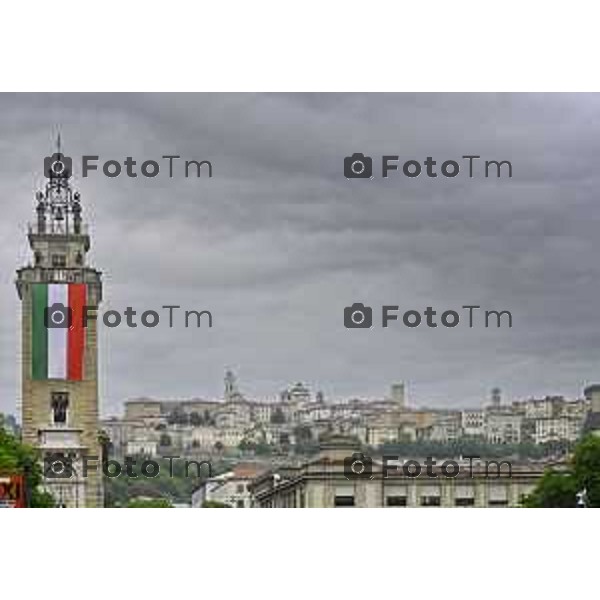 Bergamo festa della Repubblica – 80 anni piazza Vittorio Veneto Prefettura di Bergamo. 2 Giugno 2026 cronaca Bergamo Italia Foto Tiziano Manzoni Lapresse