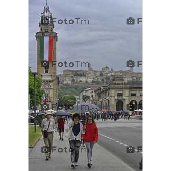 Bergamo festa della Repubblica – 80 anni piazza Vittorio Veneto Prefettura di Bergamo. 2 Giugno 2026 cronaca Bergamo Italia Foto Tiziano Manzoni Lapresse