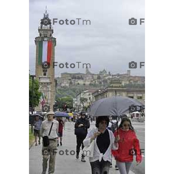 Bergamo festa della Repubblica – 80 anni piazza Vittorio Veneto Prefettura di Bergamo. 2 Giugno 2026 cronaca Bergamo Italia Foto Tiziano Manzoni Lapresse