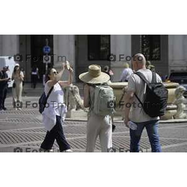 Bergamo Città Alta Piazza vecchia Cappella santa maria maggiore turisti 4-Giugno 2026 cronaca Bergamo Italia Foto Tiziano Manzoni Lapresse