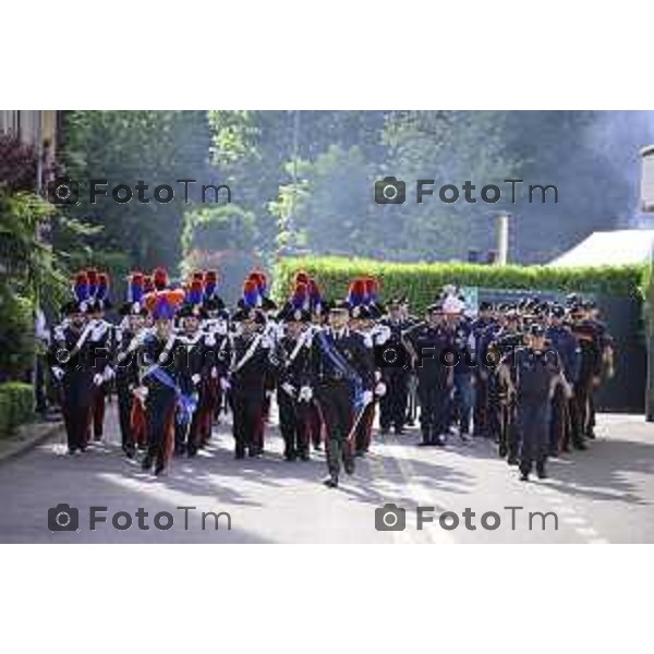 Bergamo festa dell\'arma onoreficenze Sauco 5 giugno 2026 cronaca Bergamo Italia Foto Tiziano Manzoni Lapresse