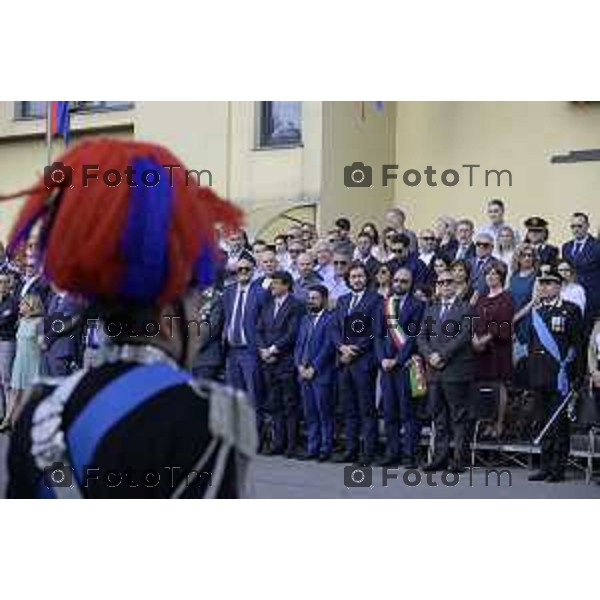 Bergamo festa dell\'arma onoreficenze Sauco 5 giugno 2026 cronaca Bergamo Italia Foto Tiziano Manzoni Lapresse