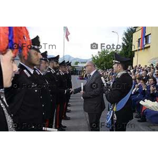 Bergamo festa dell\'arma onoreficenze Sauco 5 giugno 2026 cronaca Bergamo Italia Foto Tiziano Manzoni Lapresse