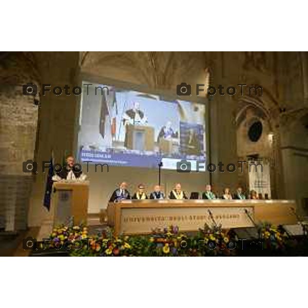Graduation Day 2026, cerimonia di proclamazione delle laureate UniBg. 6 giugno 2026 cronaca Bergamo Italia Foto Tiziano Manzoni Lapresse
