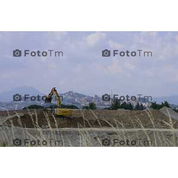 Bergamo Treno per Orio lavori cantiere zona fiera 8 giuugno 2026 cronaca Bergamo Italia Foto Tiziano Manzoni Lapresse