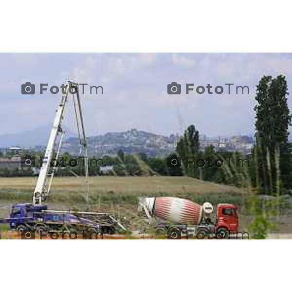 Bergamo Treno per Orio lavori cantiere zona fiera 8 giuugno 2026 cronaca Bergamo Italia Foto Tiziano Manzoni Lapresse