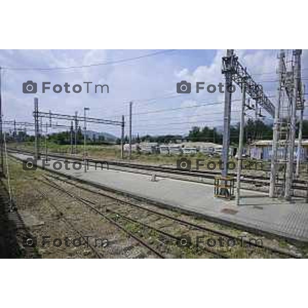 Ponte San Pietro BG lavori raddoppio ferroviario e stazione 8 giugno 2026 cronaca Bergamo Italia Foto Tiziano Manzoni Lapresse