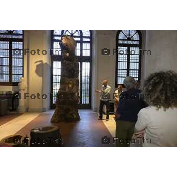 Bergamo mostra Ferrario Freres La corteccia dell\'Albero 11 giugno 2026 cronaca Bergamo Italia Foto Tiziano Manzoni Lapresse