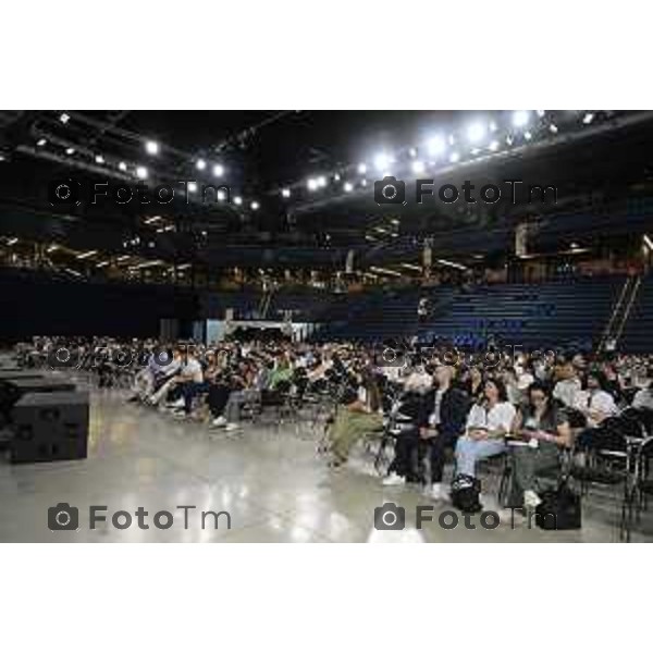 Bergamo ChorusLife Arena di Bergamo, al Convegno e Cerimonia di consegna dei Diplomi e delle Lauree di JAC, che celebrerà 533 giovani talenti pronti a entrare nel mondo del lavoro. 13 giugno o 2026 cronaca Bergamo Italia Foto Tiziano Manzoni Lapresse