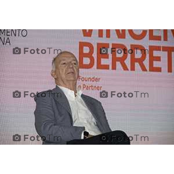 Bergamo Franco Acerbis, Fondatore Acerbis S.p.A.; al ChorusLife Arena di Bergamo, al Convegno e Cerimonia di consegna dei Diplomi e delle Lauree di JAC, che celebrerà 533 giovani talenti pronti a entrare nel mondo del lavoro. 13 giugno o 2026 cronaca Bergamo Italia Foto Tiziano Manzoni Lapresse