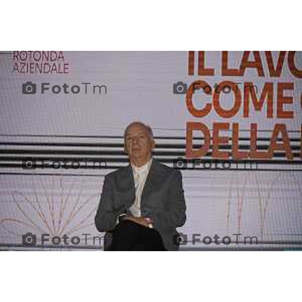Bergamo Franco Acerbis, Fondatore Acerbis S.p.A.; al ChorusLife Arena di Bergamo, al Convegno e Cerimonia di consegna dei Diplomi e delle Lauree di JAC, che celebrerà 533 giovani talenti pronti a entrare nel mondo del lavoro. 13 giugno o 2026 cronaca Bergamo Italia Foto Tiziano Manzoni Lapresse