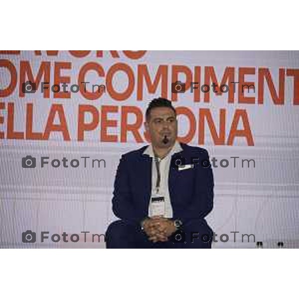 Bergamo Fabio Sassoli, CEO Neocodex.ChorusLife Arena di Bergamo, al Convegno e Cerimonia di consegna dei Diplomi e delle Lauree di JAC, che celebrerà 533 giovani talenti pronti a entrare nel mondo del lavoro. 13 giugno o 2026 cronaca Bergamo Italia Foto Tiziano Manzoni Lapresse