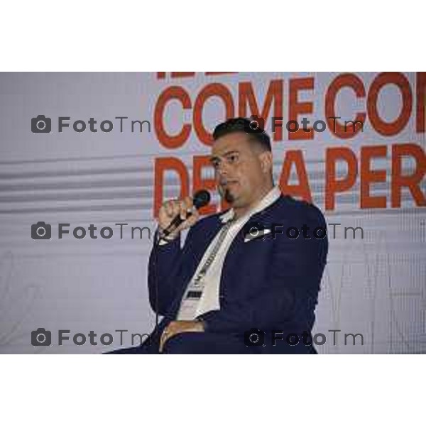 Bergamo Fabio Sassoli, CEO Neocodex.ChorusLife Arena di Bergamo, al Convegno e Cerimonia di consegna dei Diplomi e delle Lauree di JAC, che celebrerà 533 giovani talenti pronti a entrare nel mondo del lavoro. 13 giugno o 2026 cronaca Bergamo Italia Foto Tiziano Manzoni Lapresse