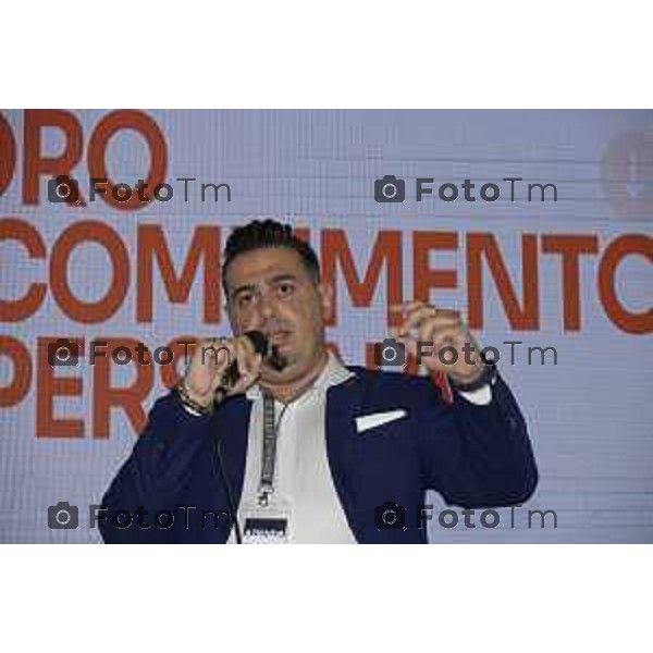 Bergamo Fabio Sassoli, CEO Neocodex.ChorusLife Arena di Bergamo, al Convegno e Cerimonia di consegna dei Diplomi e delle Lauree di JAC, che celebrerà 533 giovani talenti pronti a entrare nel mondo del lavoro. 13 giugno o 2026 cronaca Bergamo Italia Foto Tiziano Manzoni Lapresse