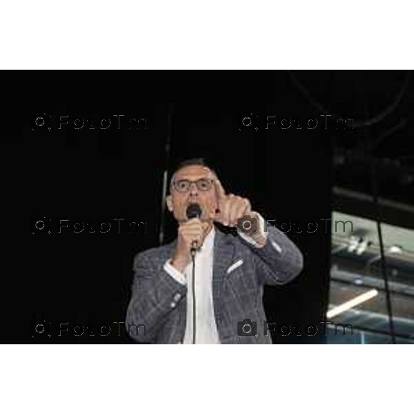 Bergamo Danilo Dadda, Presidente Vanoncini S.p.A.; ChorusLife Arena di Bergamo, al Convegno e Cerimonia di consegna dei Diplomi e delle Lauree di JAC, che celebrerà 533 giovani talenti pronti a entrare nel mondo del lavoro. 13 giugno o 2026 cronaca Bergamo Italia Foto Tiziano Manzoni Lapresse