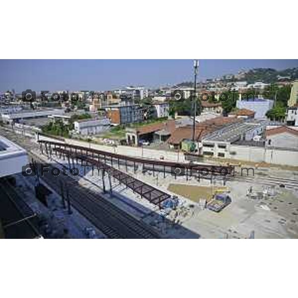 Bergamo Linea T2 Bergamo - Villa d\'Almè Tramvia della Valle Brembana Lavori fermate e vecchie stazioni 23 Giugno 2026 cronaca Bergamo Italia Foto Tiziano Manzoni Lapresse