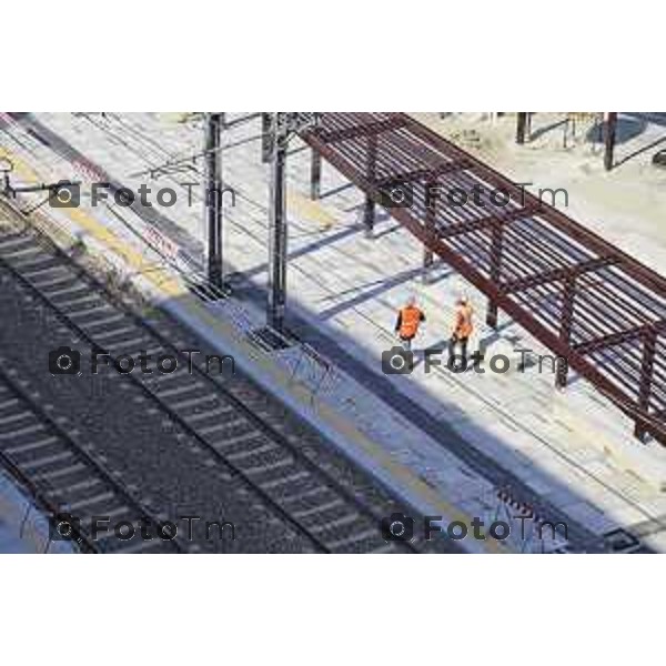 Bergamo Linea T2 Bergamo - Villa d\'Almè Tramvia della Valle Brembana Lavori fermate e vecchie stazioni 23 Giugno 2026 cronaca Bergamo Italia Foto Tiziano Manzoni Lapresse
