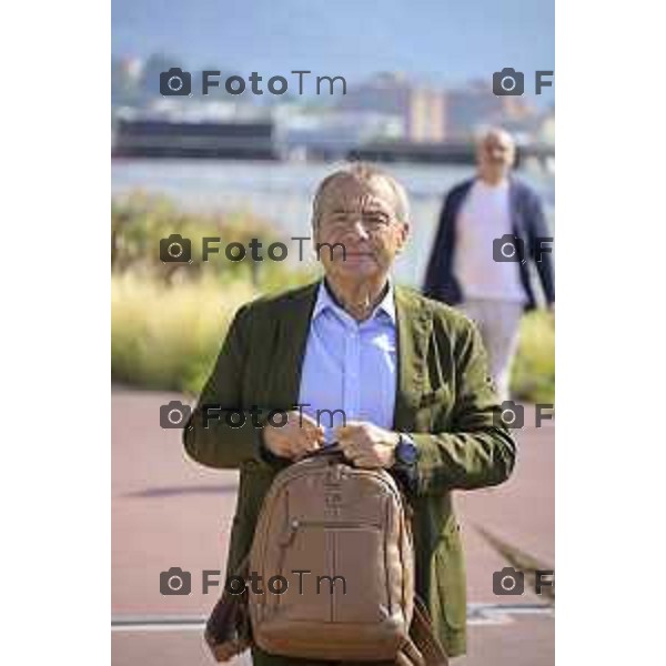 Bergamo Linea T2 Bergamo - Villa d\'Almè Tramvia della Valle Brembana Lavori fermate e vecchie stazioni nella foto Scarfone 23 Giugno 2026 cronaca Bergamo Italia Foto Tiziano Manzoni Lapresse