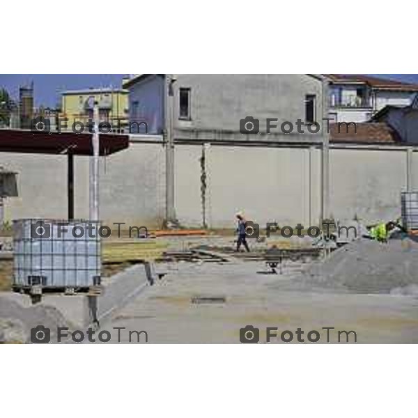Bergamo Linea T2 Bergamo - Villa d\'Almè Tramvia della Valle Brembana Lavori fermate e vecchie stazioni 23 Giugno 2026 cronaca Bergamo Italia Foto Tiziano Manzoni Lapresse