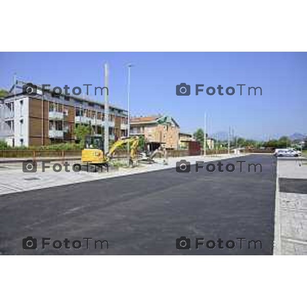 Bergamo Linea T2 Bergamo - Villa d\'Almè Tramvia della Valle Brembana Lavori fermate e vecchie stazioni 23 Giugno 2026 cronaca Bergamo Italia Foto Tiziano Manzoni Lapresse