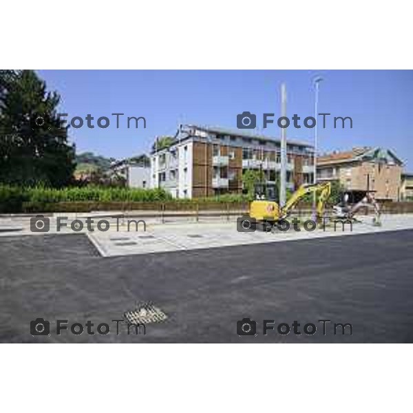 Bergamo Linea T2 Bergamo - Villa d\'Almè Tramvia della Valle Brembana Lavori fermate e vecchie stazioni 23 Giugno 2026 cronaca Bergamo Italia Foto Tiziano Manzoni Lapresse
