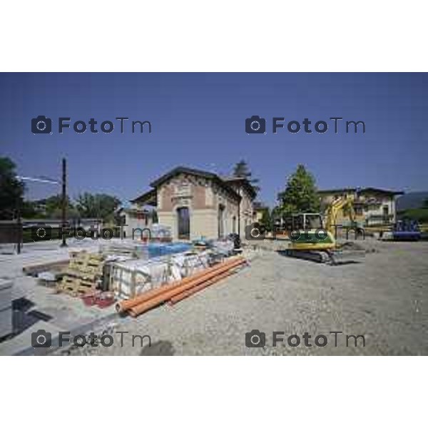 Bergamo Linea T2 Bergamo - Villa d\'Almè Tramvia della Valle Brembana Lavori fermate e vecchie stazioni 23 Giugno 2026 cronaca Bergamo Italia Foto Tiziano Manzoni Lapresse