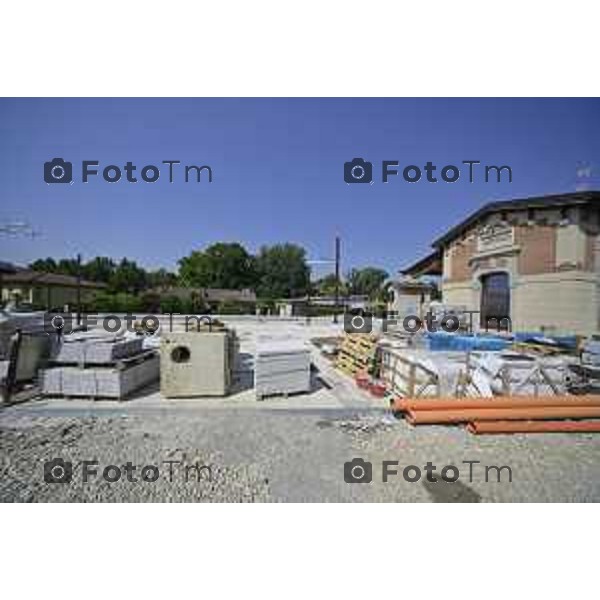 Bergamo Linea T2 Bergamo - Villa d\'Almè Tramvia della Valle Brembana Lavori fermate e vecchie stazioni 23 Giugno 2026 cronaca Bergamo Italia Foto Tiziano Manzoni Lapresse