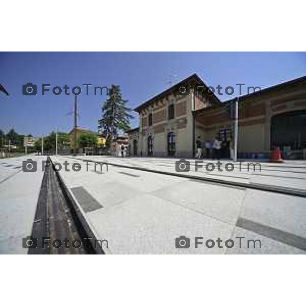 Bergamo Linea T2 Bergamo - Villa d\'Almè Tramvia della Valle Brembana Lavori fermate e vecchie stazioni 23 Giugno 2026 cronaca Bergamo Italia Foto Tiziano Manzoni Lapresse