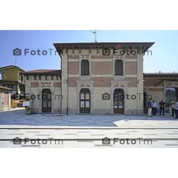 Bergamo Linea T2 Bergamo - Villa d\'Almè Tramvia della Valle Brembana Lavori fermate e vecchie stazioni 23 Giugno 2026 cronaca Bergamo Italia Foto Tiziano Manzoni Lapresse