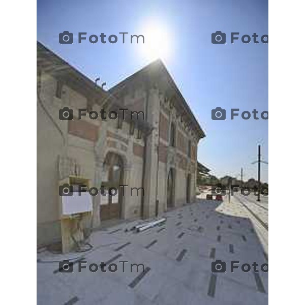 Bergamo Linea T2 Bergamo - Villa d\'Almè Tramvia della Valle Brembana Lavori fermate e vecchie stazioni 23 Giugno 2026 cronaca Bergamo Italia Foto Tiziano Manzoni Lapresse
