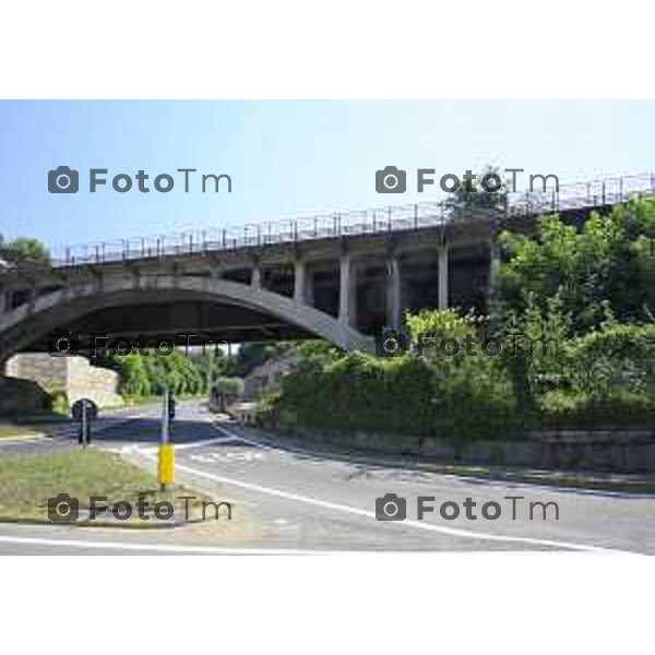 Bergamo Linea T2 Bergamo - Villa d\'Almè Tramvia della Valle Brembana Lavori fermate e vecchie stazioni nella foto tratto Almè 23 Giugno 2026 cronaca Bergamo Italia Foto Tiziano Manzoni Lapresse
