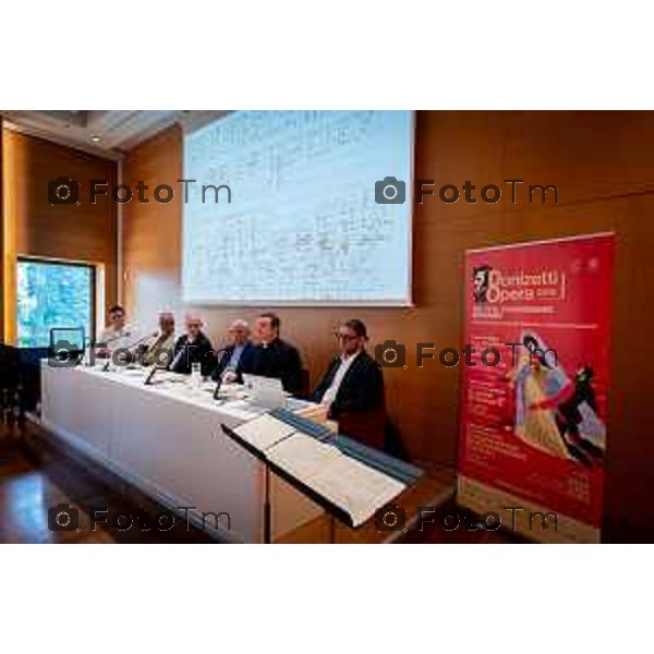 Bergamo ritrovamento testo di Gaetano Donizetti donato alla fondazione 25 -giugno 2026 cronaca Bergamo Italia Foto Tiziano Manzoni Lapresse