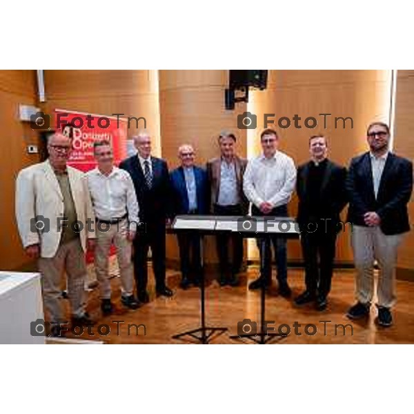 Bergamo ritrovamento testo di Gaetano Donizetti donato alla fondazione 25 -giugno 2026 cronaca Bergamo Italia Foto Tiziano Manzoni Lapresse