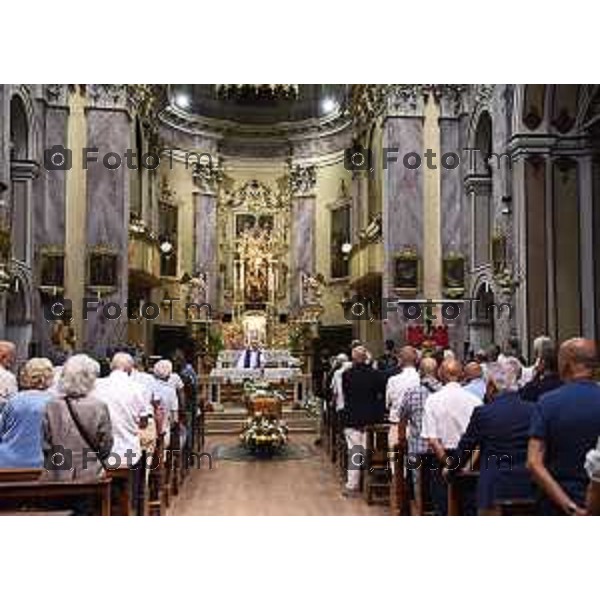 Bergamo funerale ex assessore e sportivo Gianfranco Baraldi 20-giugno 2026 cronaca Bergamo Italia Foto Tiziano Manzoni Lapresse