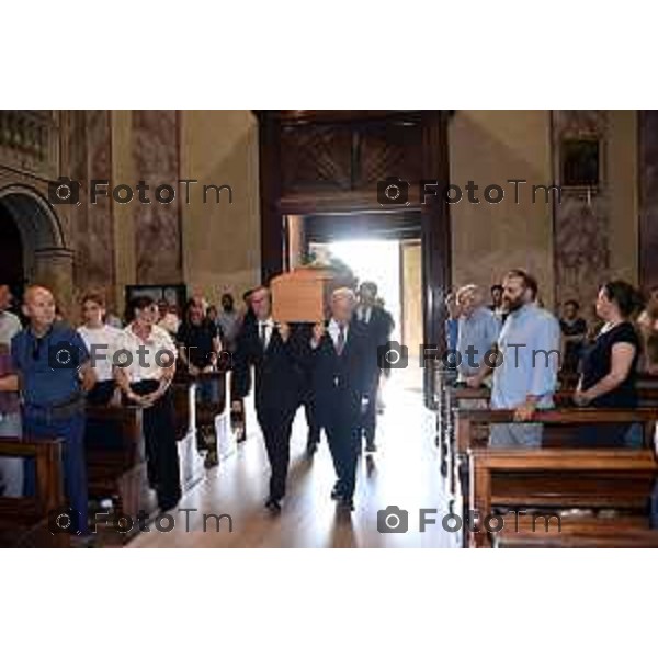 Bergamo funerale ex assessore e sportivo Gianfranco Baraldi 20-giugno 2026 cronaca Bergamo Italia Foto Tiziano Manzoni Lapresse