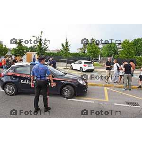 Bergamo Sparatoria Piscine di Seriate colpi d\'arma da fuoco nel tardo pomeriggio 21-giugno 2026 cronaca Bergamo Italia Foto Tiziano Manzoni Lapresse