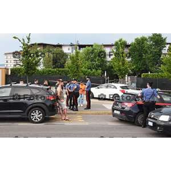 Bergamo Sparatoria Piscine di Seriate colpi d\'arma da fuoco nel tardo pomeriggio 21-giugno 2026 cronaca Bergamo Italia Foto Tiziano Manzoni Lapresse