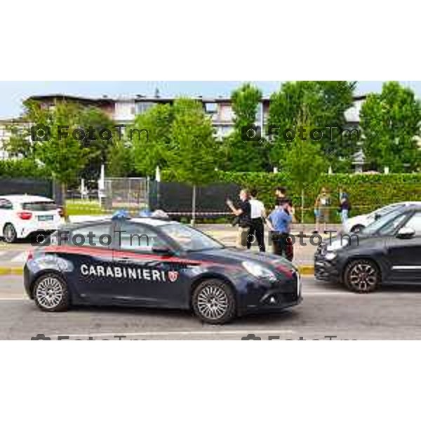 Bergamo Sparatoria Piscine di Seriate colpi d\'arma da fuoco nel tardo pomeriggio 21-giugno 2026 cronaca Bergamo Italia Foto Tiziano Manzoni Lapresse