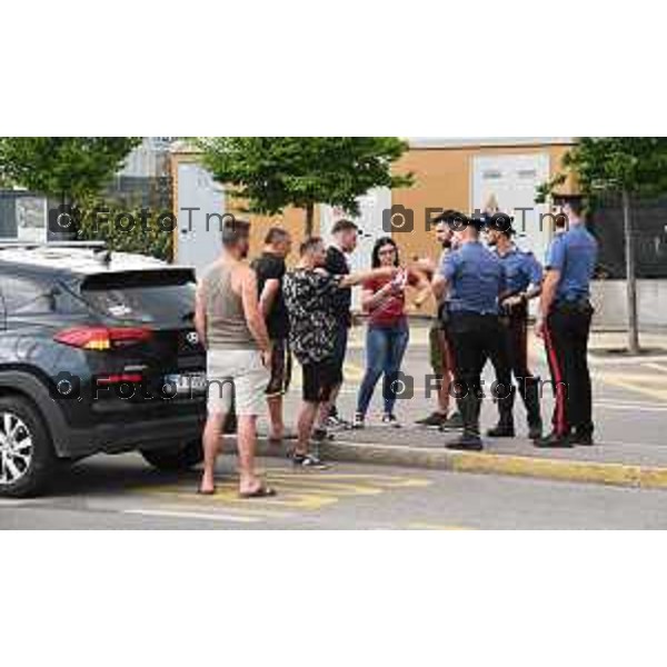 Bergamo Sparatoria Piscine di Seriate colpi d\'arma da fuoco nel tardo pomeriggio 21-giugno 2026 cronaca Bergamo Italia Foto Tiziano Manzoni Lapresse